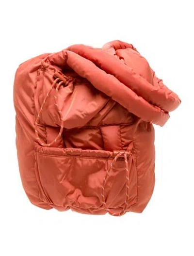 Pre-owned Dagne Dover Nylon Messenger Bag In Orange