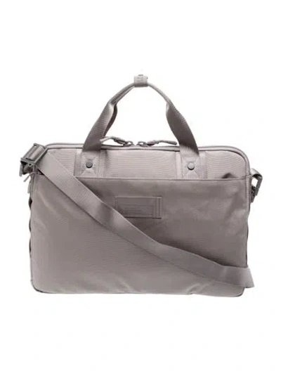 Pre-owned Dagne Dover Nylon Messenger Bag W/ Tags In Gray