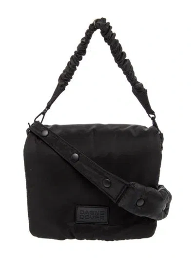 Pre-owned Dagne Dover Nylon Shoulder Bag In Grey