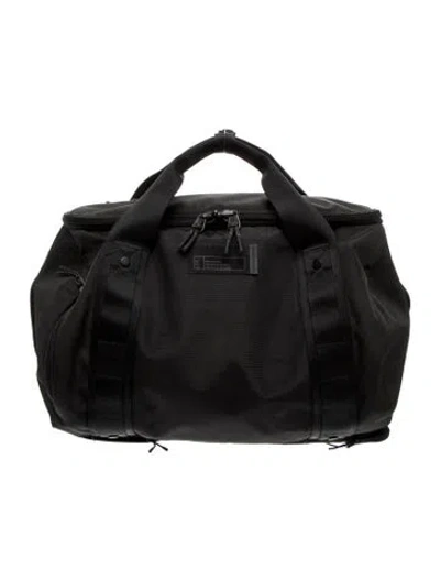 Pre-owned Dagne Dover Nylon Weekender Bag In Black