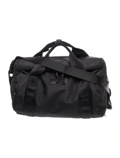 Pre-owned Dagne Dover Nylon Weekender Bag In Black