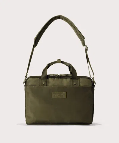 Dagne Dover Oslo Slim Laptop Bag In Green