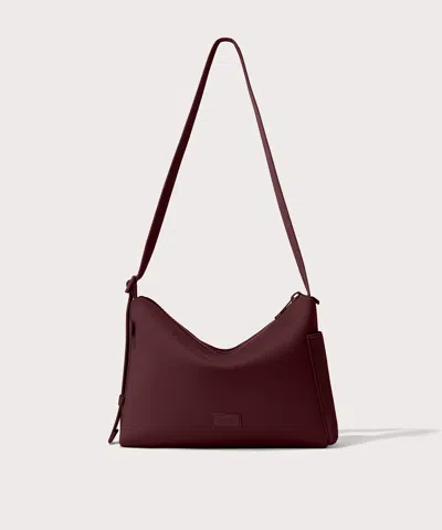 Dagne Dover Rue Shoulder Bag In Burgundy