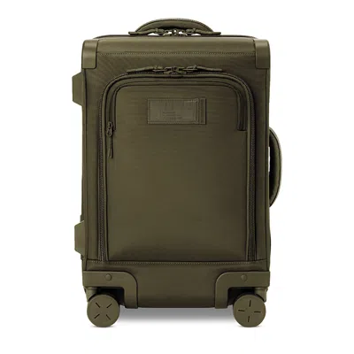 Dagne Dover Seattle 20.5 Carry On Rolling Suitcase, Dark Moss In Green