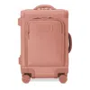 Dagne Dover Seattle 20.5 Carry On Rolling Suitcase, Warm Dust In Pink