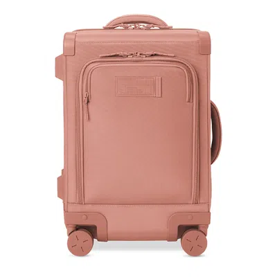 Dagne Dover Seattle 20.5 Carry On Rolling Suitcase, Warm Dust In Pink