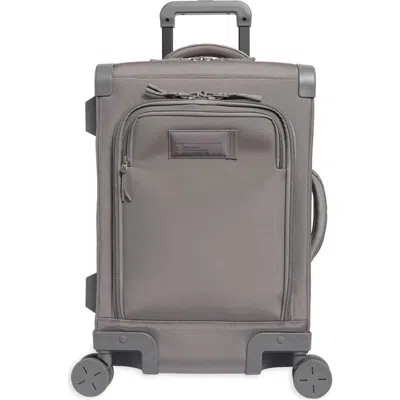 Dagne Dover Seattle Carry-on Rolling Luggage In Ash Grey