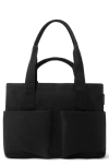 Dagne Dover Small Vida Organic Cotton Tote In Onyx