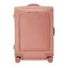 Dagne Dover Sydney 25 Checked Rolling Suitcase, Warm Dust In Pink