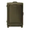 Dagne Dover Sydney 28.5 Checked Rolling Suitcase, Dark Moss In Green