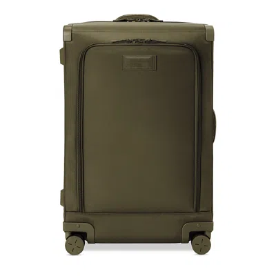 Dagne Dover Sydney 28.5 Checked Rolling Suitcase, Dark Moss In Green