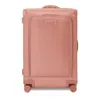 Dagne Dover Sydney 28.5 Checked Rolling Suitcase, Warm Dust In Pink