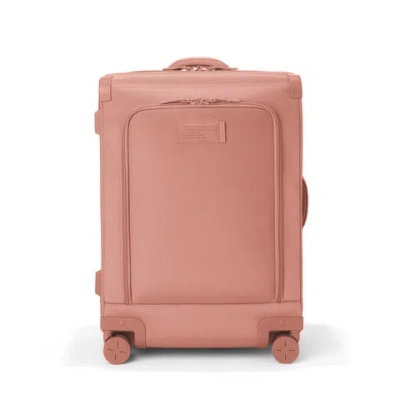 Dagne Dover Sydney Checked Luggage In Warm Dust In Pink