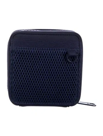Pre-owned Dagne Dover Tavel Bag In Blue