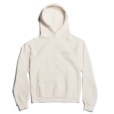Dagne Dover Varsity Logo Hoodie In White