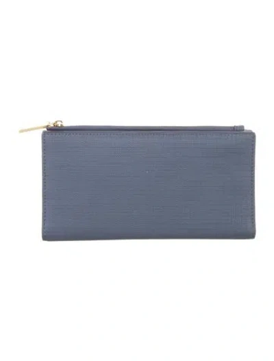 Pre-owned Dagne Dover Wallet In Blue