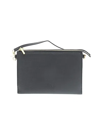 Pre-owned Dagne Dover Wristlet In Black