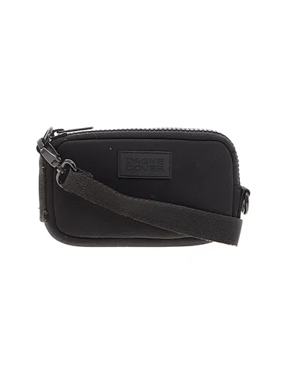 Pre-owned Dagne Dover Wristlet In Black