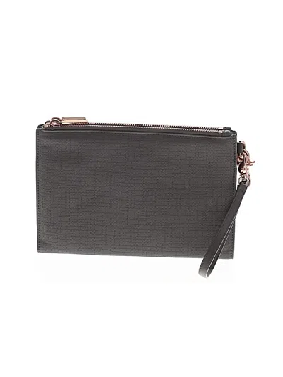 Pre-owned Dagne Dover Wristlet In Gray