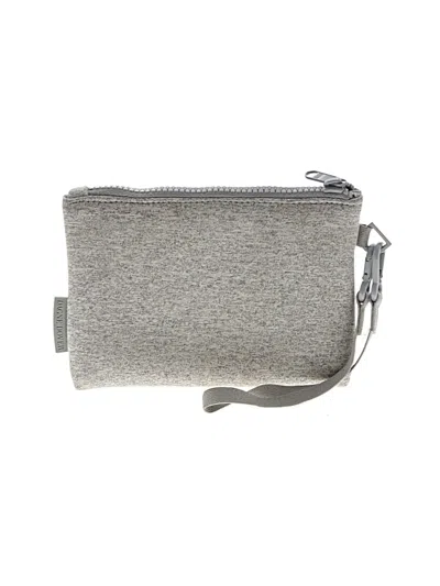 Pre-owned Dagne Dover Wristlet In Gray