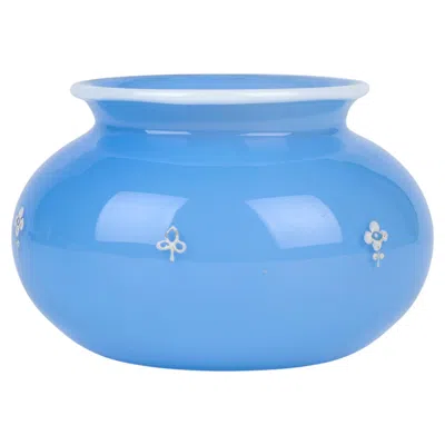 Pre-owned Dagobert Peche For Loetz Lavender Glass Bowl With Floral Motifs, Circa 1915 In Purple