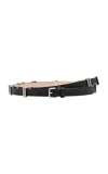 Dã©hanche Richa Leather Belt In Black