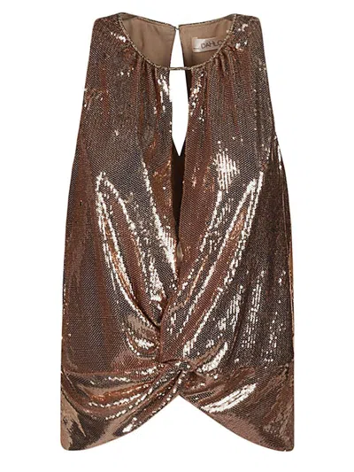 Dahlo Sequin Cropped Top