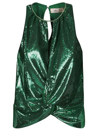 Dahlo Sequin Cropped Top