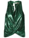 Dahlo Sequin Cropped Top