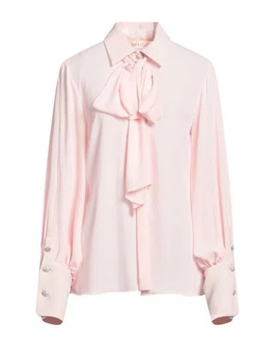 Dahlo Woman Shirt Pink Size 6 Polyester