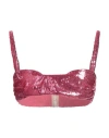 Dahlo Woman Top Fuchsia Size L Polyester In Pink