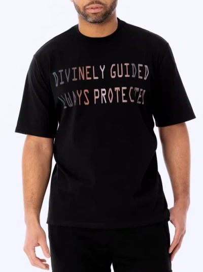 Dai Moda Always Protected Crew Neck T-shirt In Black