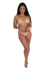 Dai Moda Frenchie Nude Two Piece Tri String Bikini