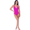 Dai Moda Kaci One Piece Swimsuit In Pink