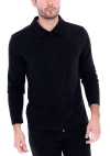 Dai Moda Long Sleeve Zip Neck Knit Top