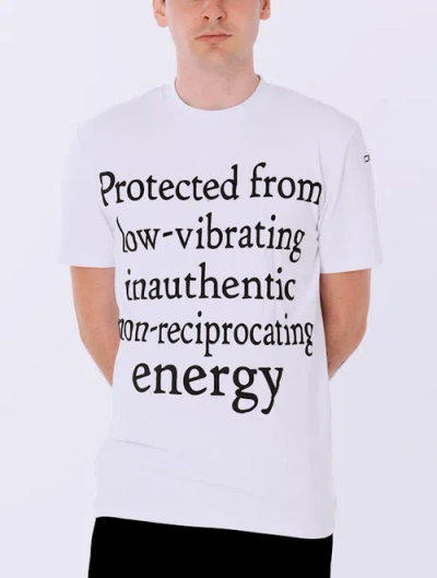 Dai Moda Protect Energy Crew Neck T-shirt In White