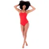 Dai Moda Tammy  One Piece Tummy Control Swimsuit In Red