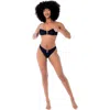 Dai Moda Zeni Two-piece Bikini In Black
