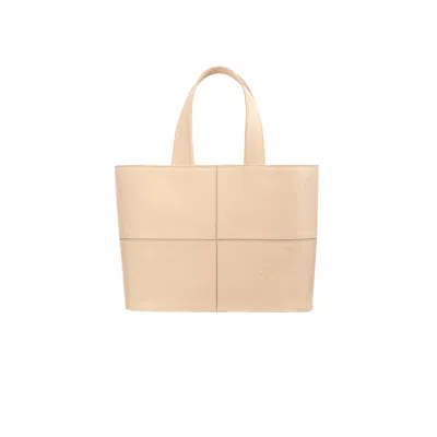 Daidallo Women's Neutrals Momus Tote Bag Ecru In Beige