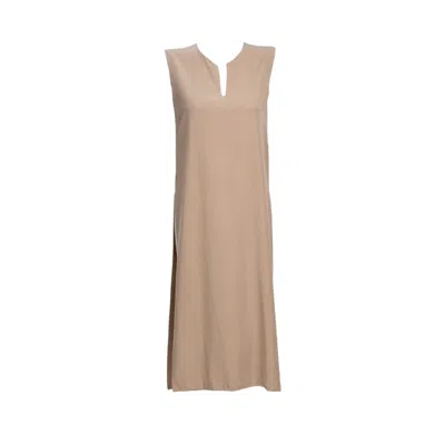 Daidallo Women's Neutrals Nyx Long Top Beige