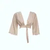 Daidallo Women's Neutrals Philotes Top Ecru In Beige
