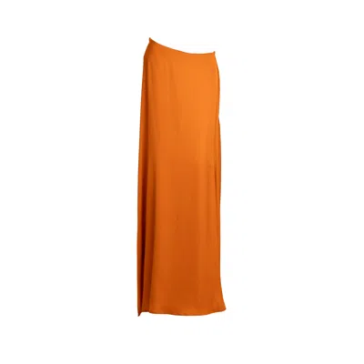 Daidallo Women's Yellow / Orange Apate Skirt Orange In Yellow/orange