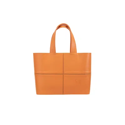 Daidallo Women's Yellow / Orange Momus Tote Bag Orange In Yellow/orange