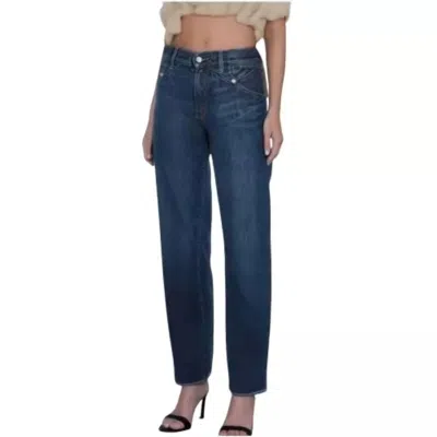 Daily Blue Nidra Slim Barrel Jean In Legacy Wash