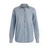 Daily Blue Women's Doris Button Down In Echo Wash In Multi