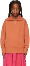 Daily Brat Kids Pink Avery Sweatshirt In Juniper Brick