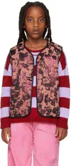 Daily Brat Kids Pink Fancy Nancy Vest In Glossy