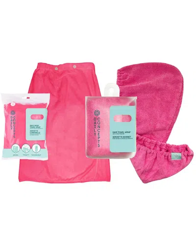 Daily Concepts Daily Body Towel + Daily Hair Towel