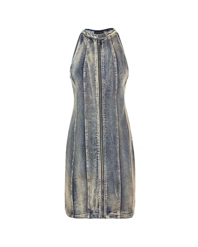 Daily Paper Abito Vintage Wash In Denim Marrone In Blue