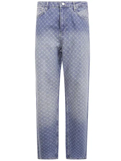 Daily Paper "amba Monogram" Jeans Clothing In Blue
